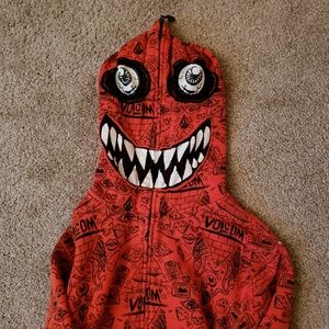 Volcom full zip up monster hoodie